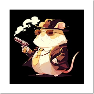 hamster gangster Posters and Art